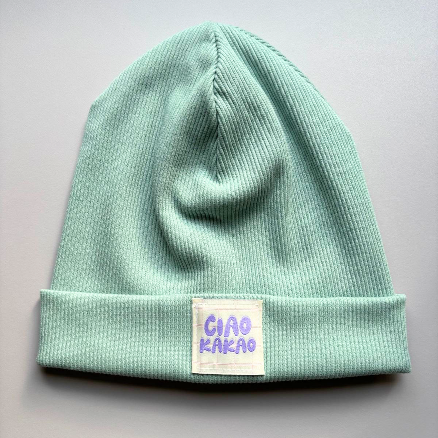 Beanie "mint/CIAO KAKAO" (KU 43-46cm)