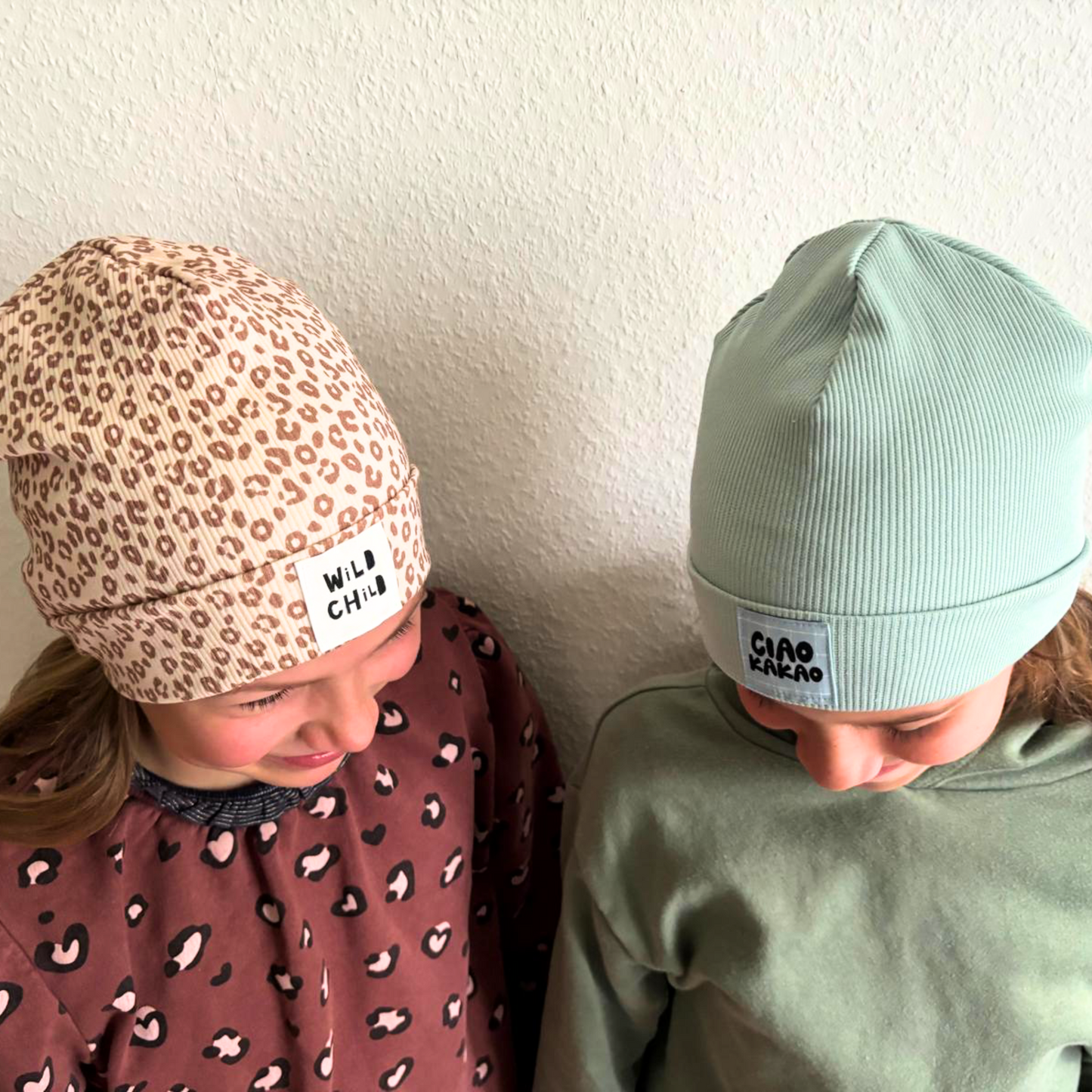Beanie "terracotta/SMILEY" (KU 49-52cm)