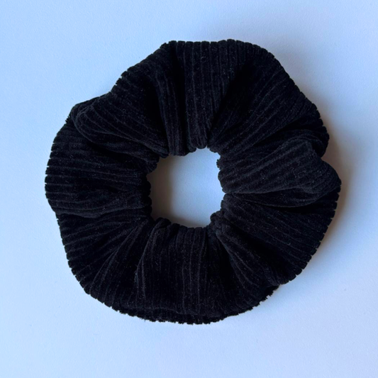 Scrunchie "Cord-Jersey/schwarz)