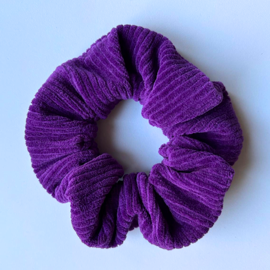 Scrunchie "Cord-Jersey/lila"