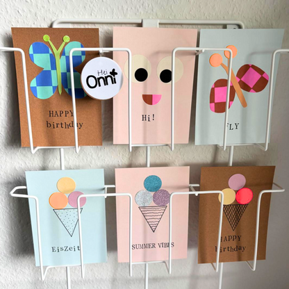 Postkarte "Smiley/Hi"