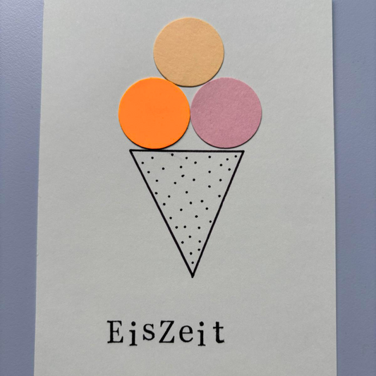 Postkarte "Eis/Eiszeit"