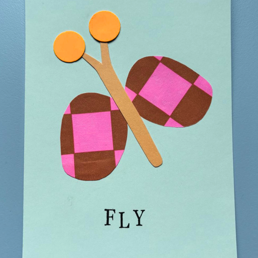 Postkarte "Schmetterling/FLY"
