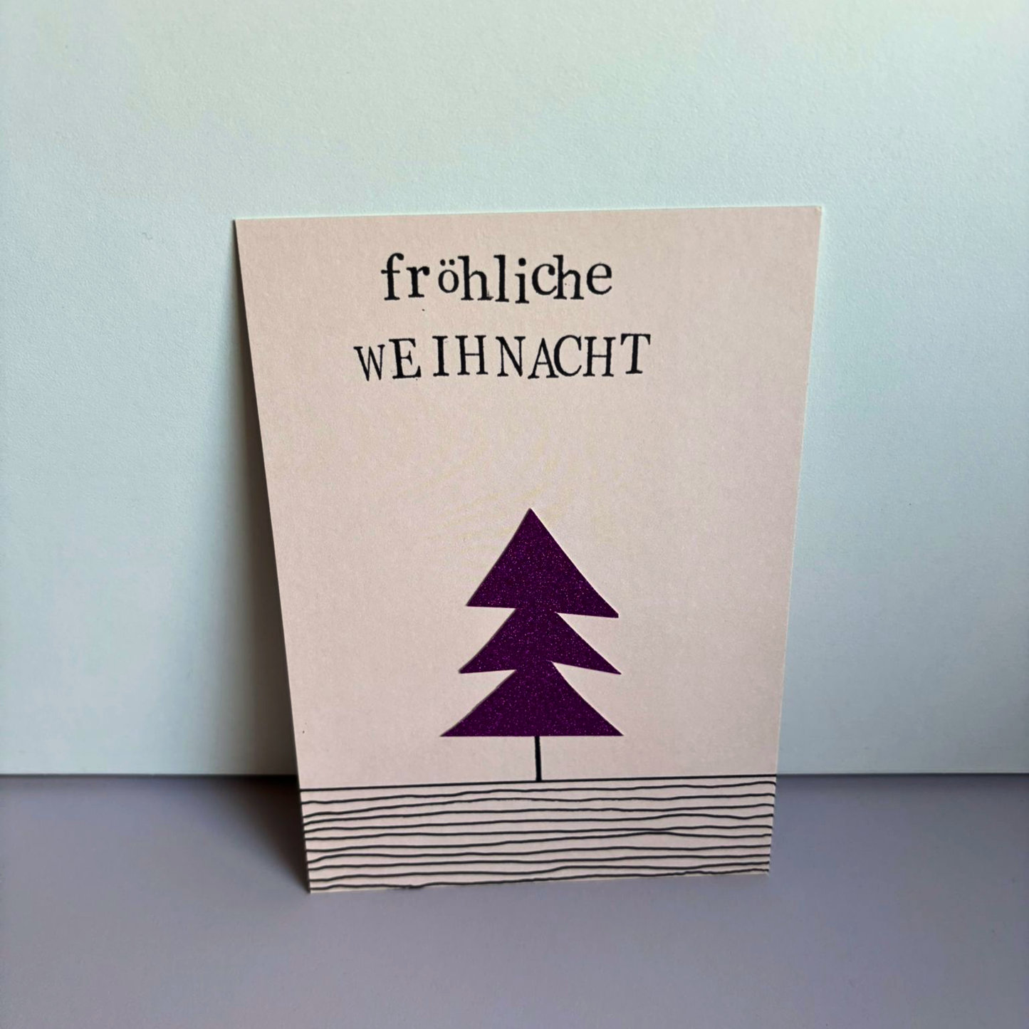 Postkarte "FRÖHLICHE WEIHNACHT"